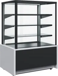 Купить витрина кондитерская полюс kc70 vm 1,3-1 light 9006-9005 (вхсв-1,3д carboma cube) техно – цена от завода, доставка до двери | RuOborudovanie.ru