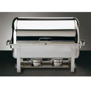 Мармит-чафиндиш Aps 12300Aps 9л S/S Maestro настольный с крышкой Rolltop,67х35х45см – купить в Ижевске по цене завода