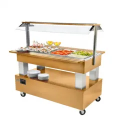 Купить салат-бар тепловой roller grill sb 40 c светлый дуб в Ижевске – цена завода, доставка до двери | RuOborudovanie.ru