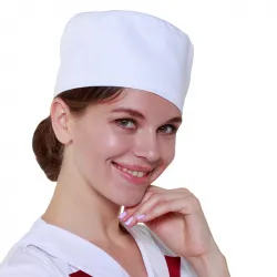 Купить шапочка повара таблетка белая [00400] в Ижевске – цена завода, доставка до двери | RuOborudovanie.ru