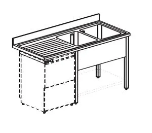 Ванна моечная Apach Chef Line L2S156-44Lwshd – купить по цене завода