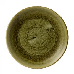 Купить тарелка мелкая 28,8см, без борта, stonecast plume, цвет olive plgrev111 – цена от завода, доставка до двери | RuOborudovanie.ru