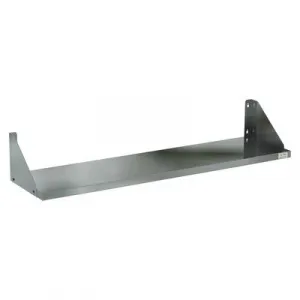 Полка настенная сплошная (нерж. сталь. aisi 430) ПК-90/40 900х400х300 – купить в Ижевске по цене завода