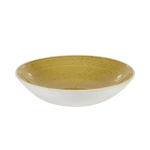 Тарелка глубокая 18,2СМ 0,426Л, без борта, Stonecast, цвет Mustard Seed Yellow Smssevb71 – купить по цене завода
