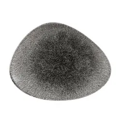 Купить блюдо треугольное chefs 26х20см, без борта, цвет raku quartz black, studio prints rkbqtc261 – цена от завода, доставка до двери | RuOborudovanie.ru