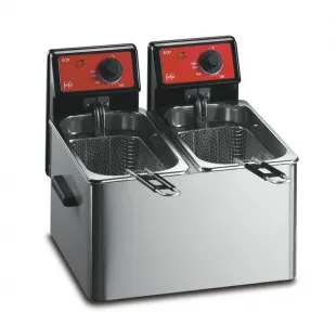 Фритюрница Fri Fri Eco4 + 4(650104) с 2 ванной 2 x 3 - 4 л электрическая настольная – купить в Ижевске по цене завода