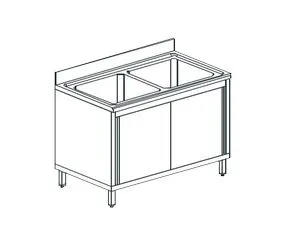 Ванна моечная Apach Chef Line L2S167-65Sd – купить по цене завода