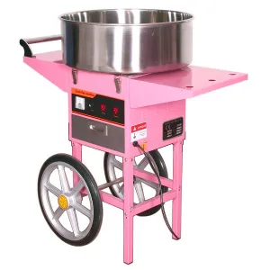 Аппарат сахарной ваты Starfood ET-MF-05 с тележкой (диам.520мм) розов.520х750х910мм – купить в Ижевске по цене завода