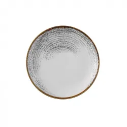 Купить тарелка мелкая 26см, без борта, цвет jasper grey, studio prints homespun accents hajgev101 в Ижевске – цена завода, доставка до двери | RuOborudovanie.ru