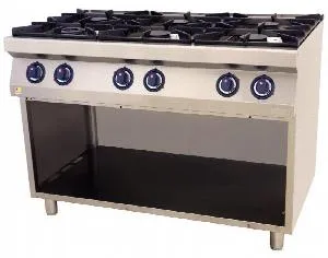 Плита 6 конфорочная Kogast Ps-T67/P 55838 газ 700 серии – купить по цене завода