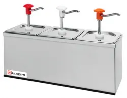Дозатор для соусов с 3 помпами и 3 гастроемкостями GN1/6*200 мм Kalando KD002 3 set – купить в Ижевске с доставкой Купить дозатор для соусов с 3 помпами и 3 гастроемкостями gn1/6*200 мм kalando kd002 3 set в Ижевске – цена завода, доставка до двери | RuOborudovanie.ru