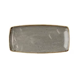 Купить блюдо сервировочное 29,5х15см, без борта, stonecast, цвет peppercorn grey spgsop111 – цена от завода, доставка до двери | RuOborudovanie.ru