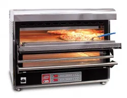 Купить печь для пиццы eurochef pizzachef fp2 подовая электрическая 2-камерная с подом 31х75см – цена от завода, доставка до двери | RuOborudovanie.ru