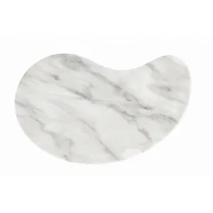 Блюдо сервировочное "ЗАПЯТАЯ" 26,5Х17СМ, Textured Prints, цвет Marble Grey Mgyate1 – купить по цене завода