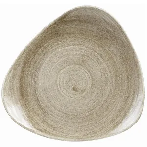 Тарелка мелкая треугольная 31,1СМ, без борта, Stonecast Patina, цвет Antique Taupe Paattr121 – купить по цене завода