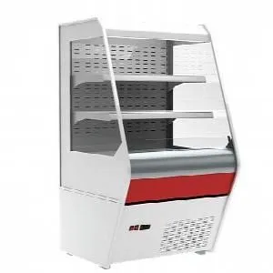 Минигорка холодильная Полюс F13-07 Vm 1,0-2 стеклопакет (Carboma 1260/700 ВХСп-1,0) декор красный – купить в Ижевске по цене завода