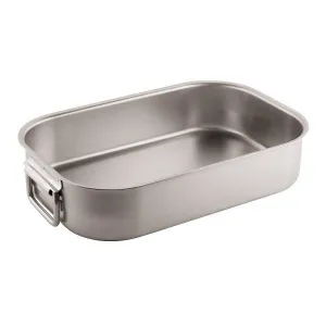 Лоток для жарки 60Х35СМ H9См, с ручками, нерж.сталь 11941-60 – купить по цене завода
