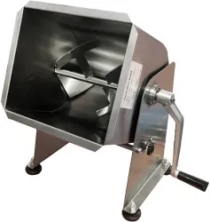 Купить фаршемешалка kocateq fme10t ручная 10 л c откидным бункером, 1 осью и подкл. к приводу g12 в Ижевске – цена завода, доставка до двери | RuOborudovanie.ru
