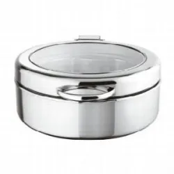 Купить чафинг-диш paderno 58176-36 с крышкой круглый 5 л d 36 см h 15см в Ижевске – цена завода, доставка до двери | RuOborudovanie.ru