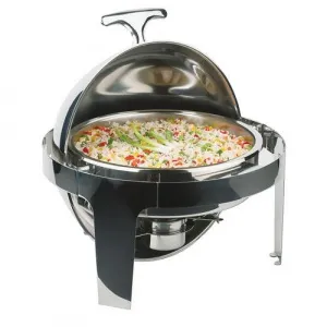 Мармит-чафиндиш Aps 12355Aps 5л S/S Elite круглый настол., с крышкой Roll-Top D45хH45см – купить в Ижевске по цене завода