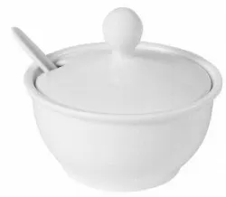 Купить соусник cameo imperial white с крышкой с ложкой h9cm d7,7см 120мл 210-35 в Ижевске – цена завода, доставка до двери | RuOborudovanie.ru