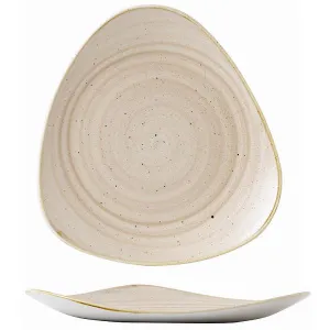 Тарелка мелкая треугольная 31,1СМ, без борта, Stonecast, цвет Nutmeg Cream Snmstr121 – купить по цене завода