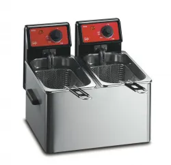 Купить фритюрница fri fri eco4 + 4(650104) с 2 ванной 2 x 3 - 4 л электрическая настольная в Ижевске – цена завода, доставка до двери | RuOborudovanie.ru