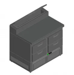Купить стол для пиццы hicold pze2-22gn (1/6) в Ижевске – цена завода, доставка до двери | RuOborudovanie.ru