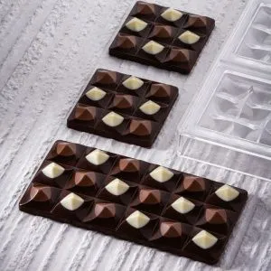 Форма для шок. "Chocolate Bar Moulin Mini" 70Х70ММ H14Мм, 50ГР, 6 Ячеtк, п/к Pc5014Fr – купить в Ижевске по цене завода