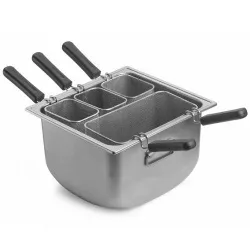 Купить кастрюля для пасты 38х35см h23,7см, с 4-мя корзинами и крышкой, серия "tender", нерж.сталь 3390q404 в Ижевске – цена завода, доставка до двери | RuOborudovanie.ru