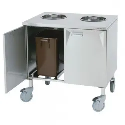Купить тележка для отходов 2x30l metos lbjv-2 в Ижевске – цена завода, доставка до двери | RuOborudovanie.ru