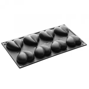 Форма силиконовая Pavoflex для пирож. 3D "Heart" 65Х60ММ H21Мм, 46мл, 8 ячеек Px3206 – купить по цене завода