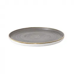 Купить тарелка мелкая chefs walled d27,5см h2см, с прямым бортом, stonecast, цвет peppercorn grey spgswp281 – цена от завода, доставка до двери | RuOborudovanie.ru