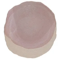 Купить тарелка мелкая 30х27см, керамика, цвет rose, wabi 963488 – цена от завода, доставка до двери | RuOborudovanie.ru