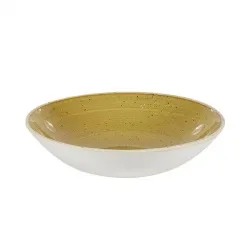 Купить тарелка глубокая 18,2см 0,426л, без борта, stonecast, цвет mustard seed yellow smssevb71 – цена от завода, доставка до двери | RuOborudovanie.ru