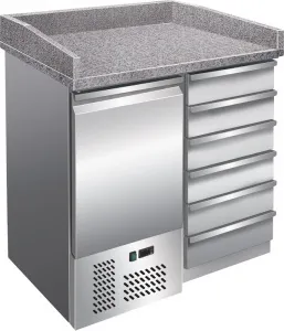 Стол для пиццы Koreco SPZ4001 (+2/+8) столеш.гранит 300л, 1дверь, 995х700х1020 – купить по цене завода