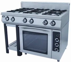 Купить плита газовая 6 горелочная grill master ф6пдг/800 с комбинированноой духовкой – цена от завода, доставка до двери | RuOborudovanie.ru