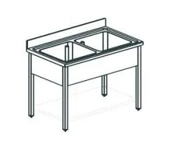 Ванна моечная Apach Chef Line L2S166-54Sh – купить в RuOborudovanie.ru с доставкой до двери Купить ванна моечная apach chef line l2s166-54sh – цена от завода, доставка до двери | RuOborudovanie.ru