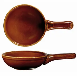Сковорода "Wok" D 14СМ 0,37Л, порционная, керамика, без крышки, Rustics Simmer, цвет Brown Zcagpn11 – купить по цене завода