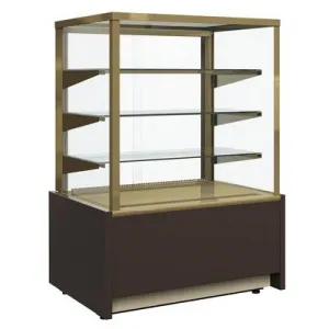 Витрина холодильная Полюс KC70 VH 1,3-1 LIGHT Chocolate 0102-0109 (ВХСв-1,3д Сarboma Cube для шокол – купить по цене завода
