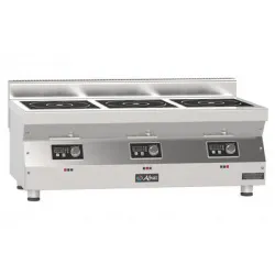 Купить плита индукционная abat кип-35н-5,0 арт.71000019995 3-х конфорочная – цена от завода, доставка до двери | RuOborudovanie.ru