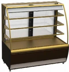 Купить витрина холодильная кондитерская k70 vm 1,3-2 standard 0102-0109 (вхсв-1,3д carboma открытая) – цена от завода, доставка до двери | RuOborudovanie.ru