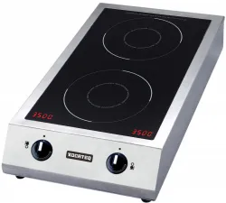 Купить плита индукционная kocateq zlic 7000 настольная с 2 зон.нагр. (2*3,5 квт) – цена от завода, доставка до двери | RuOborudovanie.ru