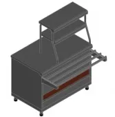 Купить прилавок abat пгн-70км арт.21000802788 кашир. для горячих напитков (две полки, 1120 мм) в Ижевске – цена завода, доставка до двери | RuOborudovanie.ru