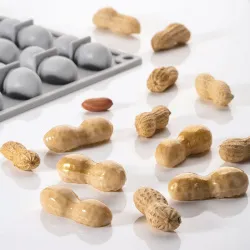 Купить форма силиконовая "gourmand орех арахис" 47х19мм h16мм, 7мл, 24 ячейки gg014s в Ижевске – цена завода, доставка до двери | RuOborudovanie.ru