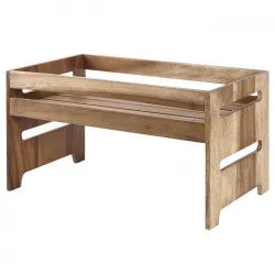 Купить подиум деревянный "ящик" 25,8х44,5см h23,5см buffetscape wood zcawrlnc1 – цена от завода, доставка до двери | RuOborudovanie.ru