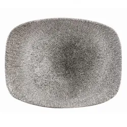 Купить блюдо прямоугольное chefs 26,1х20,2см, без борта, цвет raku quartz black, studio prints rkbqobl31 – цена от завода, доставка до двери | RuOborudovanie.ru
