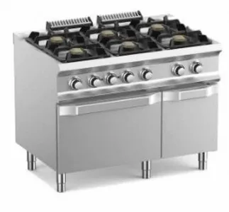Плита газовая 6 конфорочная 700 серии Apach Chef Line SLRRG127OSIK – купить по цене завода