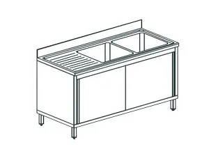 Ванна моечная Apach Chef Line L2S166-54Lwsd – купить по цене завода