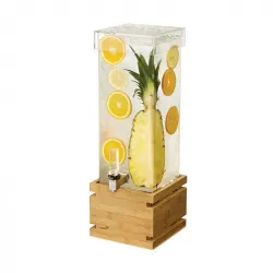 Купить диспенсер для сока rosseto beverage ld179, 7,6л 18,4х18,4см h59,7см, бамбук/акрил в Ижевске – цена завода, доставка до двери | RuOborudovanie.ru